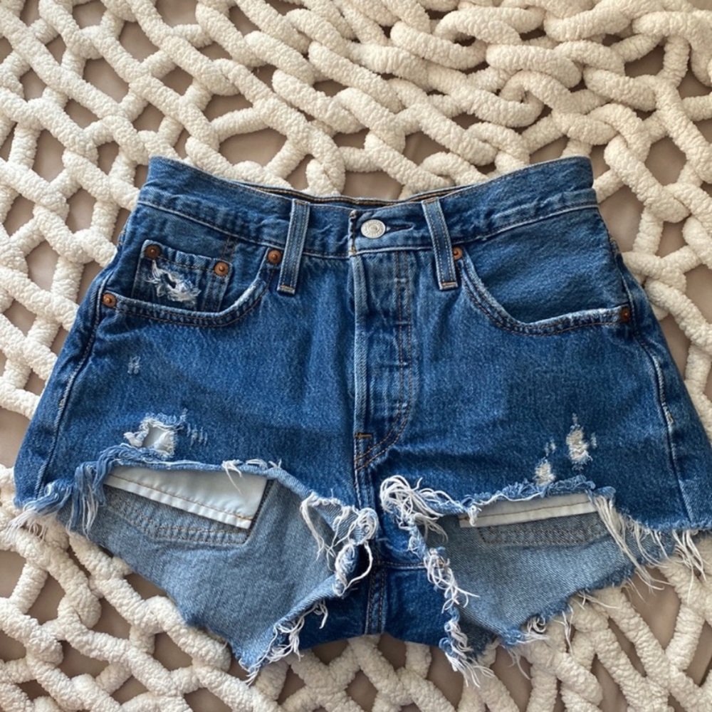Levi's Premium 501 Original High Rise Shorts